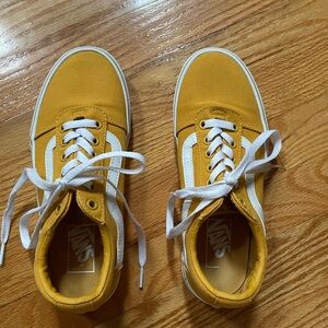 Vans- yellow sneakers like new condition Women’s 7.5